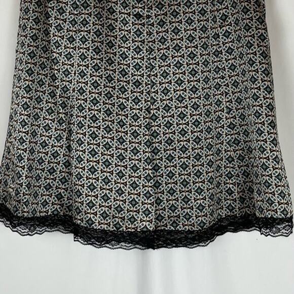 The Limited Tan Brown 100% Silk Y2K Feminine Soft Girl Skirt NWOT Size 10 - Picture 5 of 11